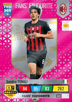 Sandro Tonali A.C. Milan 2023 FIFA 365 Fans' Favourite #345